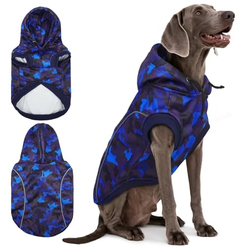 IECOii Kapuzenpullis für Hunde – Hunde-Pullover mit Kapuze von IECOii