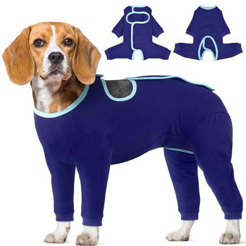 IECOii Op Body Hund Langärmeliger,Lange Ärmel Hundebody Nach Op,Welpen Pyjama Nach Hunde Wundschutz Anti Leck Operationsbody Haustier,Hundebody Nach,Hundebody,Body Hunde Nach hündin,Blau,M IECOii Op Body Hund Langärmeliger,Lange Ärmel Hundebody Nach Op,Welpen Pyjama Nach Hunde Wundschutz Anti Leck Operationsbody Haustier,Hundebody Nach,Hundebody,Body Hunde Nach hündin,Blau,M von IECOii