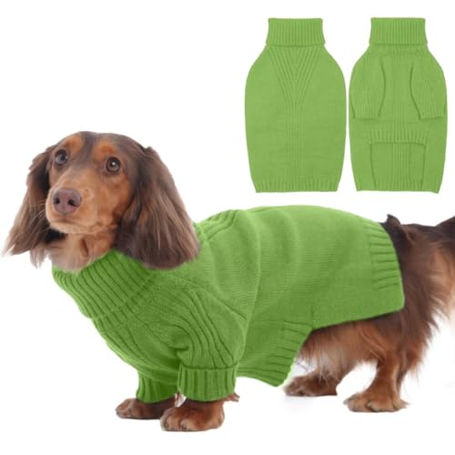 IECOii Hundepullover mit Beinen,Winter Herbst Warmer Hundepullover Haustier Rollkragen Strickpullover Hunde Pullover Weich Hundekleidung Hundepulli Hund Kleidung für Mittelgroße Hunde,Gras-Grün,M IECOii Hundepullover mit Beinen,Winter Herbst Warmer Hundepullover Haustier Rollkragen Strickpullover Hunde Pullover Weich Hundekleidung Hundepulli Hund Kleidung für Mittelgroße Hunde,Gras-Grün,M von IECOii