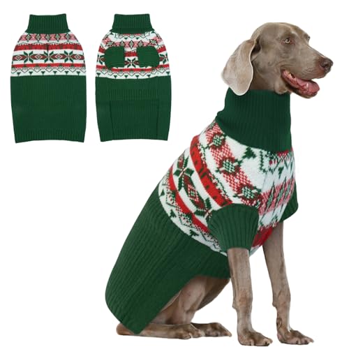 IECOii XXL Hunde Pullover,GroßE Sweater FüR Hunde,Warme Hundepullover GroßE Hund,Weihnachten Hundepullover FüR Extra GroßE Hunde,Rollkragen Hund Sweatshirt Winter Hundekleidung, XX-Large IECOii XXL Hunde Pullover,GroßE Sweater FüR Hunde,Warme Hundepullover GroßE Hund,Weihnachten Hundepullover FüR Extra GroßE Hunde,Rollkragen Hund Sweatshirt Winter Hundekleidung, XX-Large von IECOii