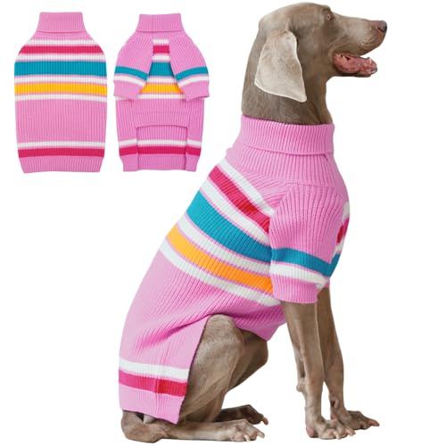IECOii Hundepullover für große Hunde, XXL Hundepullover für extra große Hunde, Mädchen und Jungen, Rollkragenpullover für große Hunde, Weihnachts Hunde Sweatshirt für Pitbull, Border Collie, XXL IECOii Hundepullover für große Hunde, XXL Hundepullover für extra große Hunde, Mädchen und Jungen, Rollkragenpullover für große Hunde, Weihnachts Hunde Sweatshirt für Pitbull, Border Collie, XXL von IECOii