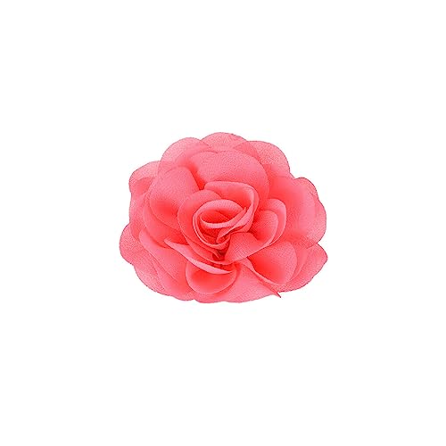 IEEDFJKK Hundehalsband Blumen mit exquisiter Verarbeitung, Gummiband Design, Katzenfliege, entzückendes, schönes Aussehen, Heimtierbedarf für Welpen, Fluoreszierendes Rosa von IEEDFJKK