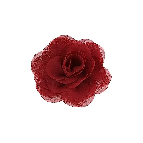 IEEDFJKK Hundehalsband Blumen mit exquisiter Verarbeitung, Gummiband Design, Katzenfliege, entzückendes, schönes Aussehen, Heimtierbedarf für Welpen, rot von IEEDFJKK