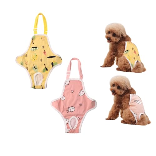 IETWATE Wiederverwendbare Hundewindeln für Damen, waschbare Hunde-Periodenhose, Hundehose für Saison, mit verstellbarem Hosenträger, bequeme, weiche Hundewindeln für Inkontinenz, Größe S, 2 Stück IETWATE Wiederverwendbare Hundewindeln für Damen, waschbare Hunde-Periodenhose, Hundehose für Saison, mit verstellbarem Hosenträger, bequeme, weiche Hundewindeln für Inkontinenz, Größe S, 2 Stück von IETWATE