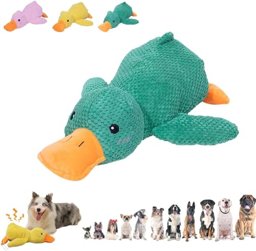IFFANY 2024 Neues beruhigendes Enten-Hundespielzeug, Quacksalber-Enten-Hundespielzeug, Plüsch-Enten-Hundespielzeug, Hundetraining und interaktive Spiele, Beißspielzeug von IFFANY
