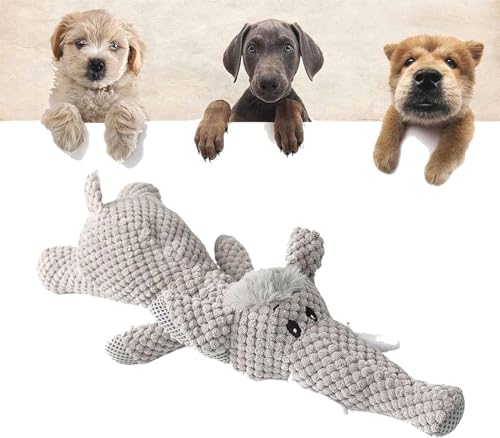 IFFANY Hundespielzeug für schwere Kauer, Hundekuscheltiere, Kauspielzeug, quietschendes, Robustes Tier-Hundespielzeug, unzerstörbares Hundespielzeug, entworfen für schwere Kauer von IFFANY