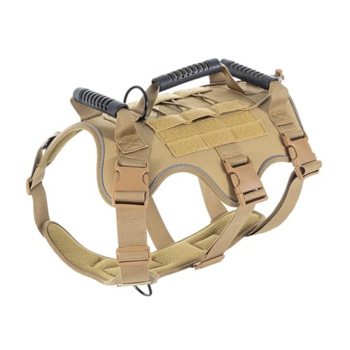 IFIKK Großes Hundegeschirr Und Halsband Set Hundegeschirr Und Leine Set Hunde Taktischer Kragen Und Leine Set von IFIKK