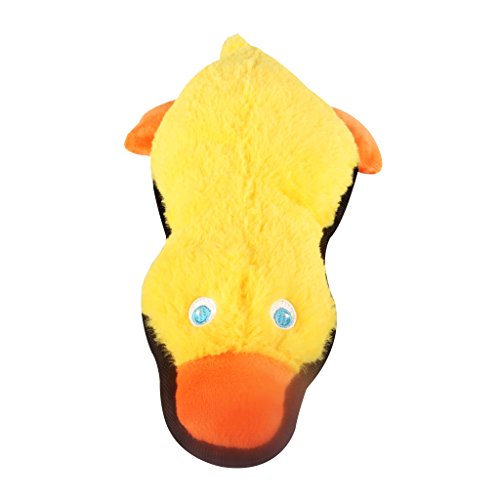 IFOYO Hundespielzeug Ente, Langlebiges Quietschendes Hundespielzeug Plüsch Hundeente Spielzeug, Gelbe Ente von IFOYO