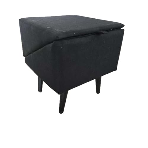 Hundetreppe Klappbar – rutschfeste Hunderampe & Weiche Haustiertreppe, Treppe für Sofa & Bett, Möbeloptik, 35 cm Hoch – Zuhause & Unterwegs für Kleine & Große Hunde, Baumwoll-Leinen-Mischung, Khaki von IGRARK