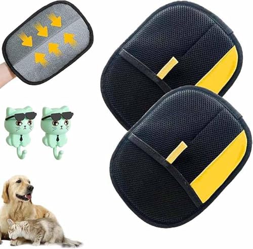 IGYUZJG Tierhaarentferner, elektrostatische Handschuhe für Katzen und Hunde, 2025, effiziente Fellpflege-Handschuhe für Tierhaare, Katzenpflege-Handschuhe zur Haarentfernung, wiederverwendbar IGYUZJG Tierhaarentferner, elektrostatische Handschuhe für Katzen und Hunde, 2025, effiziente Fellpflege-Handschuhe für Tierhaare, Katzenpflege-Handschuhe zur Haarentfernung, wiederverwendbar von IGYUZJG