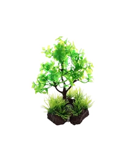 IKFGTJRE Aquarium Treibholz Aquarium-Landschaftsgestaltung mit Moosbäumen, künstlichen Bäumen, Treibholz-Wasserpflanzen, Lazy Landscaping, Aquarium-Dekorationen(9.5 * 8 * 17cm 200g) von IKFGTJRE