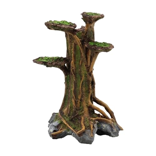 IKFGTJRE Aquarium Treibholz Aquarium-Ornamente, Simulationspflanzen, Aquarium-Landschaftsdekorationen, Baumstamm-Tank-Dekoration, Harz for die Aquarium-Dekoration(Style-01) von IKFGTJRE