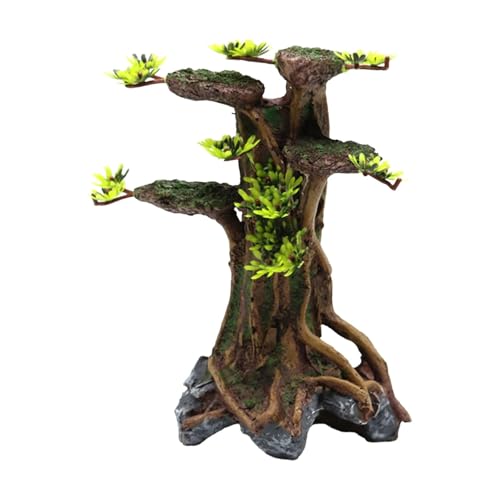 IKFGTJRE Aquarium Treibholz Aquarium-Ornamente, Simulationspflanzen, Aquarium-Landschaftsdekorationen, Baumstamm-Tank-Dekoration, Harz for die Aquarium-Dekoration(Style-02) von IKFGTJRE