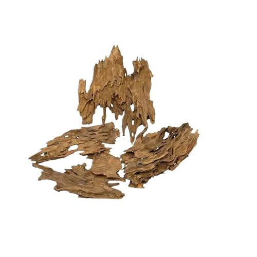 IKFGTJRE Aquarium Treibholz Baumstamm 150 g Aquarium-Dekoration Holz Kunstwerk Dekor Landschaftsbau Ornamente Dekor Aquarium Hintergrund Moos Dekor von IKFGTJRE