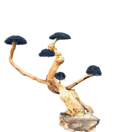 IKFGTJRE Aquarium Treibholz Fisch Tank Holz DIY Ornament DIY Fisch Tank Handwerk Dekor Aquarium Treibholz Landschaftsbau Dekoration(H20-25cm 6 Heads) von IKFGTJRE