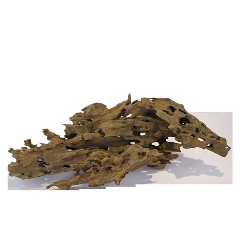 IKFGTJRE Aquarium Treibholz Holz Treibholz Poröse Aquarium Ornament for Aquarium Krabben Garnelen Fische Aquarium Dekoration Zubehör Woods Decor(30-40CM 420g) von IKFGTJRE