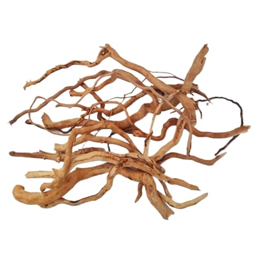 IKFGTJRE Aquarium Treibholz Rattan Treibholz Baumwurzel Mikro-Landschaft DIY Aquarium Aquarium Dekoration Zubehör(250g) von IKFGTJRE