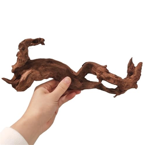 IKFGTJRE Aquarium Treibholz Treibholz-Wohndekor, 5/20/30 cm, Korallenholz, Kletterer, Reptilien, Eidechsen, Kork, Haustier-Dekoration, Treibholz, Fischtank, Treibholzbaum(25-30cm-4pcs) von IKFGTJRE