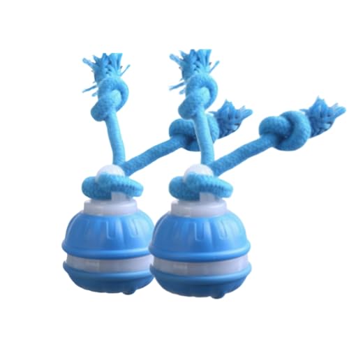 ILESTDG 2025 Neu Power Tail 2.0 Dog Toy - Interaktives Hundespielzeug, Magic Ball Für Hunde, Dog Spiel Ball (Blau*2) von ILESTDG