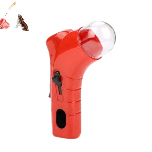ILESTDG Cat Treat Shooter Gun - Leckerli Pistole Katze, Interactive Puppy Award Snack Catapult Toy, Interaktives Katzenspielzeug (Red) von ILESTDG