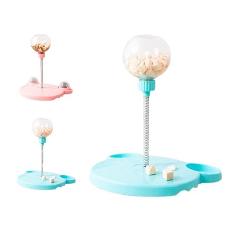 ILESTDG Doggofinds Interactive Dog Feeder Toy - Katzenspielzeug Futterspender, Spielzeug Feeder Für Katzen Hunde (Blau) von ILESTDG