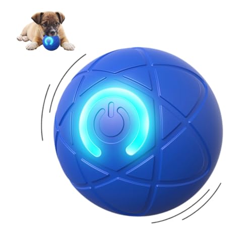 ILESTDG Emmalove Interaktiver Hundeball Mit Hindernisvermeidung - Magic Ball Für Katzen Hunde, Interaktives Hundespielzeug (Blue) von ILESTDG