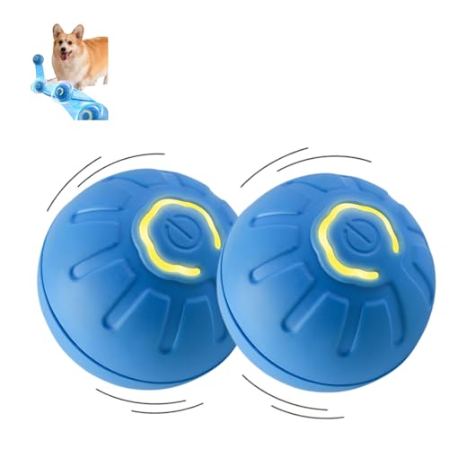 ILESTDG Interaktives Hundespielzeug Ball - 2025 Neu Magic Ball Für Hunde, Interaktiver Spielball (Blau *2) von ILESTDG