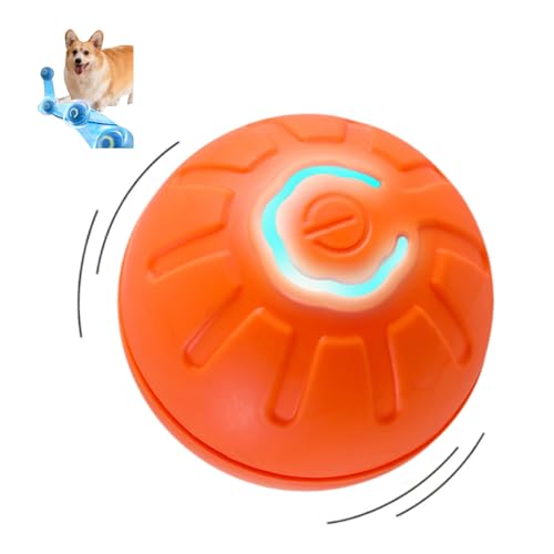 ILESTDG Interaktives Hundespielzeug Ball - 2025 Neu Magic Ball Für Hunde, Interaktiver Spielball (Orange) von ILESTDG