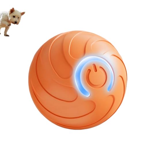 ILESTDG Magic Ball Für Katzen Hunde, Interaktives Hundespielzeug Ball Für Kleine Mittlere Große Hunde (Orange) von ILESTDG