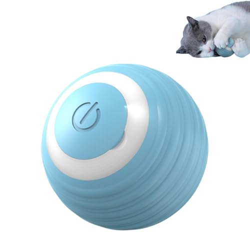 ILESTDG Pfotenmond - Power-Ball, Magic Ball Für Katzen Hunde Für Hauskatzen, Kätzchen, Kitty (Blau) von ILESTDG