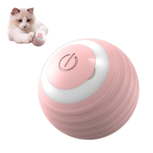 ILESTDG Pfotenmond - Power-Ball, Magic Ball Für Katzen Hunde Für Hauskatzen, Kätzchen, Kitty (Rosa) von ILESTDG