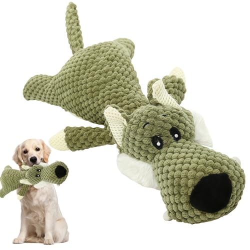ILESTDG Unzerstörbares Hundespielzeug von Bella Balu – Indestructible Quality for Strong Beiber Dog Toy, Reinigt Zähne & Mit Sound – Ideal für Starke Kauer (Grün) von ILESTDG