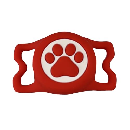 ILFINDYOU Airtag-Halter für Hundehalsband, wasserdicht, Airtag-Halter, Silikon, vollständiger Schutz, Apple Airtag-Halter für Haustierhalsband, Rot ILFINDYOU Airtag-Halter für Hundehalsband, wasserdicht, Airtag-Halter, Silikon, vollständiger Schutz, Apple Airtag-Halter für Haustierhalsband, Rot von ILFINDYOU