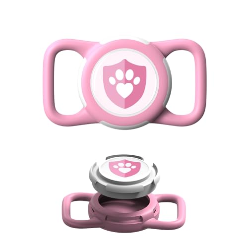 ILFINDYOU Wasserdichter AirTag Hundehalsbandhalter für Apple Tracker Rosa ILFINDYOU Wasserdichter AirTag Hundehalsbandhalter für Apple Tracker Rosa von ILFINDYOU
