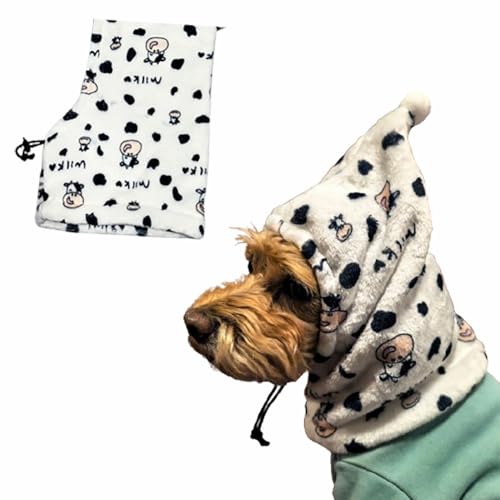 Hunde-Wintermütze, Leopardenmuster, Flanellmütze, Haustier, Weihnachten, Winter, warme Mütze, niedliches Zubehör, Hals-Ohrenwärmer, Pullover, Kapuze, warmer Schal, beruhigende Hundekapuze für Hunde-Wintermütze, Leopardenmuster, Flanellmütze, Haustier, Weihnachten, Winter, warme Mütze, niedliches Zubehör, Hals-Ohrenwärmer, Pullover, Kapuze, warmer Schal, beruhigende Hundekapuze für von IMDOUBLEDOU