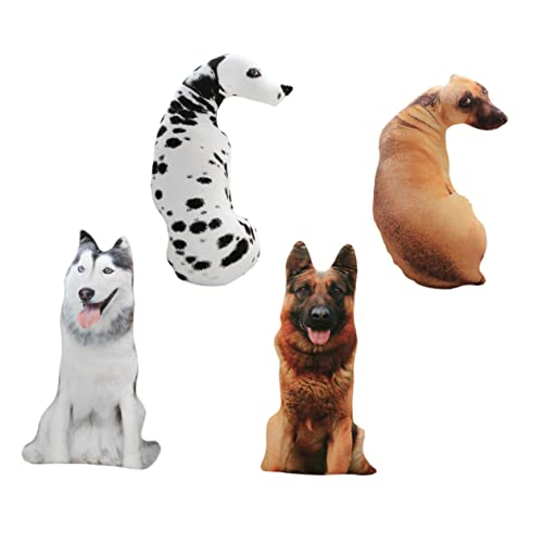 IMIKEYA 1 Stück Hundekissen Plüsch Hundepillow für Sofa Bett oder Auto Kuscheliges Dekokissen mit Abnehmbarer Bezug für Erwachsene Hound Design von IMIKEYA