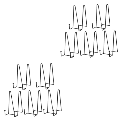 IMIKEYA 10 STK Ständer Für Fotorahmen Fotorahmenhalter Aus Metall Buchständer Staffeleien Zum Ausstellen Bildpräsentationsständer Plattenhalterständer Eisen Rahmen Zeichnen Schreibtisch von IMIKEYA