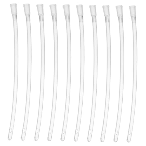 IMIKEYA 10 Stücke Vogel Feeder Rohr Ersatz Klar Papagei Hand Feeder Rohr Für Feeder Milch Medizin Vogel Lebensmittel Feeder Liefert von IMIKEYA