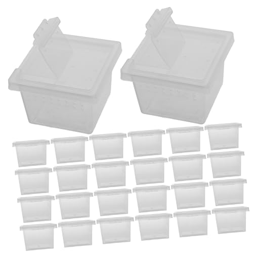 IMIKEYA 100Stücke Transparente Reptilienboxen Insektenfütterungsboxen für Spinnen Echsen Frösche und Aufbewahrungslösungen Rissangst zur Tierhaltung IMIKEYA 100Stücke Transparente Reptilienboxen Insektenfütterungsboxen für Spinnen Echsen Frösche und Aufbewahrungslösungen Rissangst zur Tierhaltung von IMIKEYA