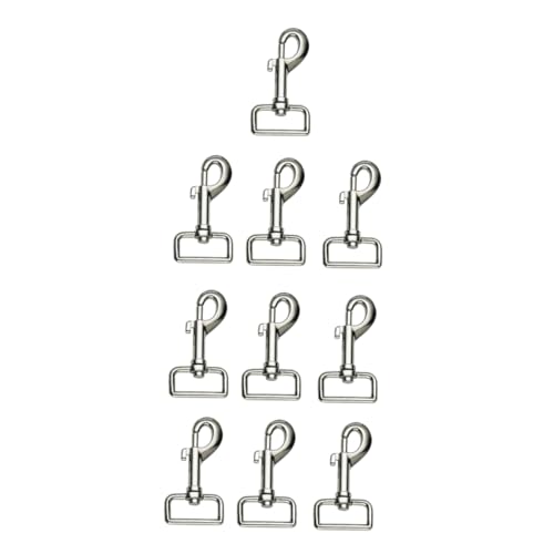 IMIKEYA 10Stücke Drehkarabinerhaken Für Haustiere Hochwertige Schnappclips Für Hundeleinen Leichtgewichtige Und Praktische Clips Für DIY Projekte Und Zubehör Belastbar von IMIKEYA