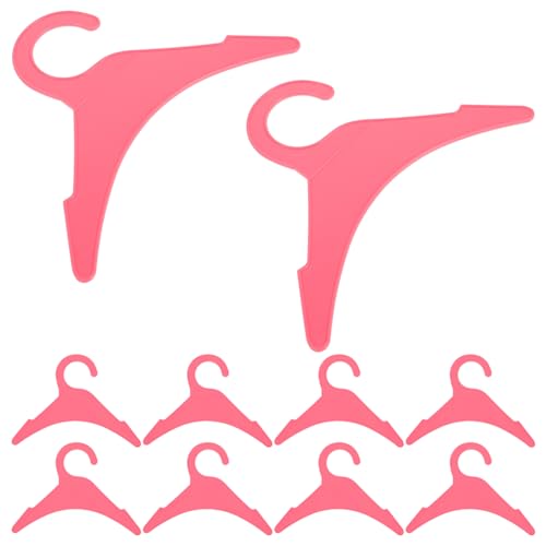 IMIKEYA 10Stücke Haustier Kleiderbügel Aus Kunststoff rutschfest Für Hundemode Und Katzenkleidung Praktischer Kleiderständer Für Haustierbekleidung Großer Pinker Hänger von IMIKEYA