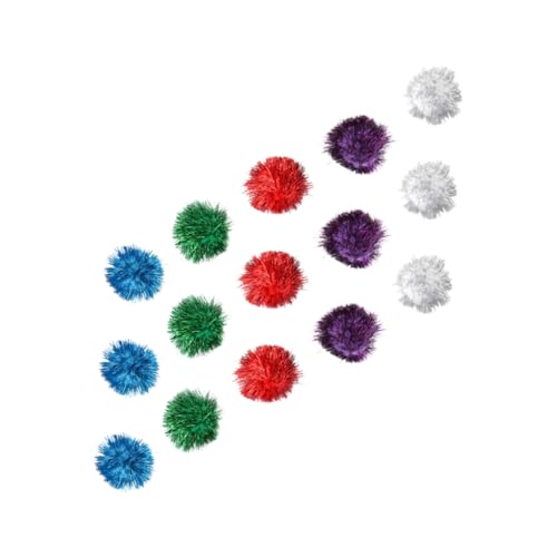 IMIKEYA 15Stücke Teiliges Glitzerball Katzenspielzeug Interaktives Kätzchen Nackenspielzeug für Katzen Zufällige Fördert und Bewegung Kreatives Design IMIKEYA 15Stücke Teiliges Glitzerball Katzenspielzeug Interaktives Kätzchen Nackenspielzeug für Katzen Zufällige Fördert und Bewegung Kreatives Design von IMIKEYA