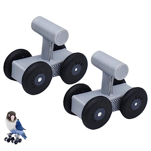 IMIKEYA 1Paar Papageien Roller Skating Interaktive Vogel Spielzeuge für Training und Spaß für Wellensittiche Nymphensittiche und Andere aus Sicherem Material IMIKEYA 1Paar Papageien Roller Skating Interaktive Vogel Spielzeuge für Training und Spaß für Wellensittiche Nymphensittiche und Andere aus Sicherem Material von IMIKEYA