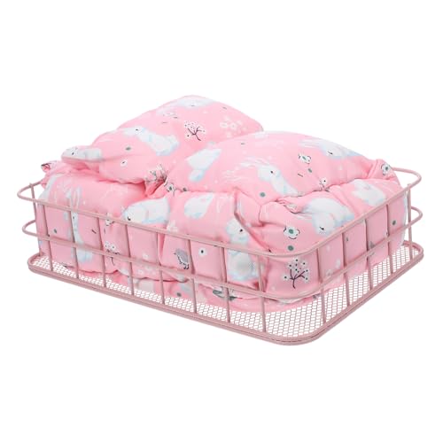 IMIKEYA 1Satz Hängematte Für Kleintiere Winterwarme Schlafbett Hängematte Für Meerschweinchen Und Sicheres Und Bequemes Nest Mit Dicker Polsterung Metallgestell von IMIKEYA