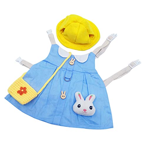 IMIKEYA 1Satz Haustier Kostüm Mit Leine Niedliches Bunny Outfit Für Tägliches Und Festlichkeiten Gestaltung Für Hasen von IMIKEYA