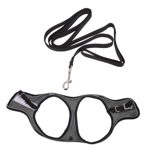 IMIKEYA 1Satz Katzengeschirr Set Mit Leine Verstellbares Atmungsaktives Brustgurt Und Traktionsseil Für Katzen Komfortabel Für Outdoor Aktivitäten von IMIKEYA