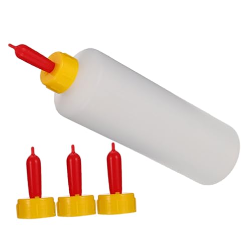 IMIKEYA 1Satz Milchflasche Für Lämmer Und Kleine Wiederverwendbar Mit Saugern Fütterungswerkzeug Für Viehhaltung Lösung Für Tierernährung von IMIKEYA