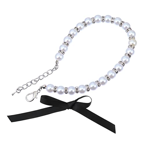 IMIKEYA 1Satz Modisches Hundehalsband mit Verstellbarem Schmuckverschluss aus Hochwertigen Imitationsperlen für Kleine und Mittelgroße Haustiere Accessoire für Besondere IMIKEYA 1Satz Modisches Hundehalsband mit Verstellbarem Schmuckverschluss aus Hochwertigen Imitationsperlen für Kleine und Mittelgroße Haustiere Accessoire für Besondere von IMIKEYA