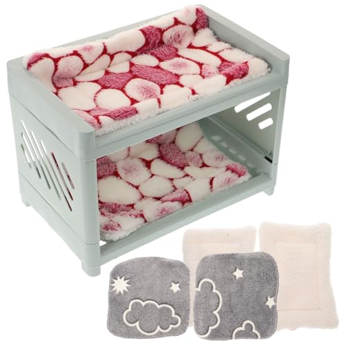 IMIKEYA 1Satz Multifunktionales Abnehmbares Hasenbett Doppelschichtiges Hamsternest für Kleine Haustiere für Hamster Chinchillas und Meerschweinchen und Decken IMIKEYA 1Satz Multifunktionales Abnehmbares Hasenbett Doppelschichtiges Hamsternest für Kleine Haustiere für Hamster Chinchillas und Meerschweinchen und Decken von IMIKEYA