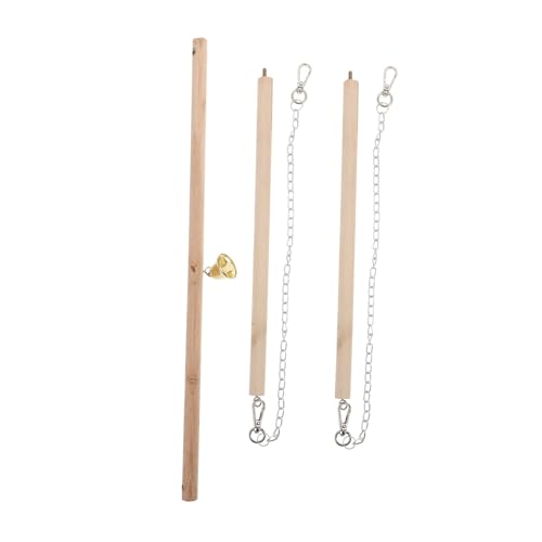 IMIKEYA 1Satz Papageien Hölzerner Vogel Perch Stand Für Papageien Und Sittiche Hängespielzeug Balance Und Koordination Für Käfige von IMIKEYA